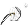 Delock Multiband LTE-MIMO UMTS GSM GNSS Antenne 3 x SMA Stecker omnidirektional Dachmontage schwarz outdoor