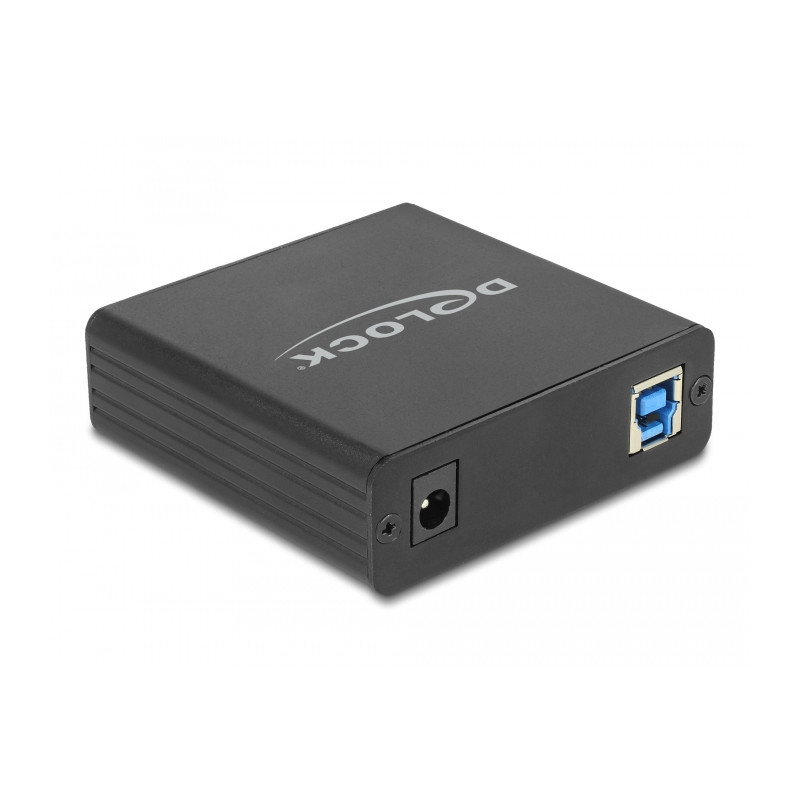 Delock USB Typ-B Netzwerk Adapter Gigabit LAN 4 x RJ45