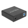 Delock USB Typ-B Netzwerk Adapter Gigabit LAN 4 x RJ45
