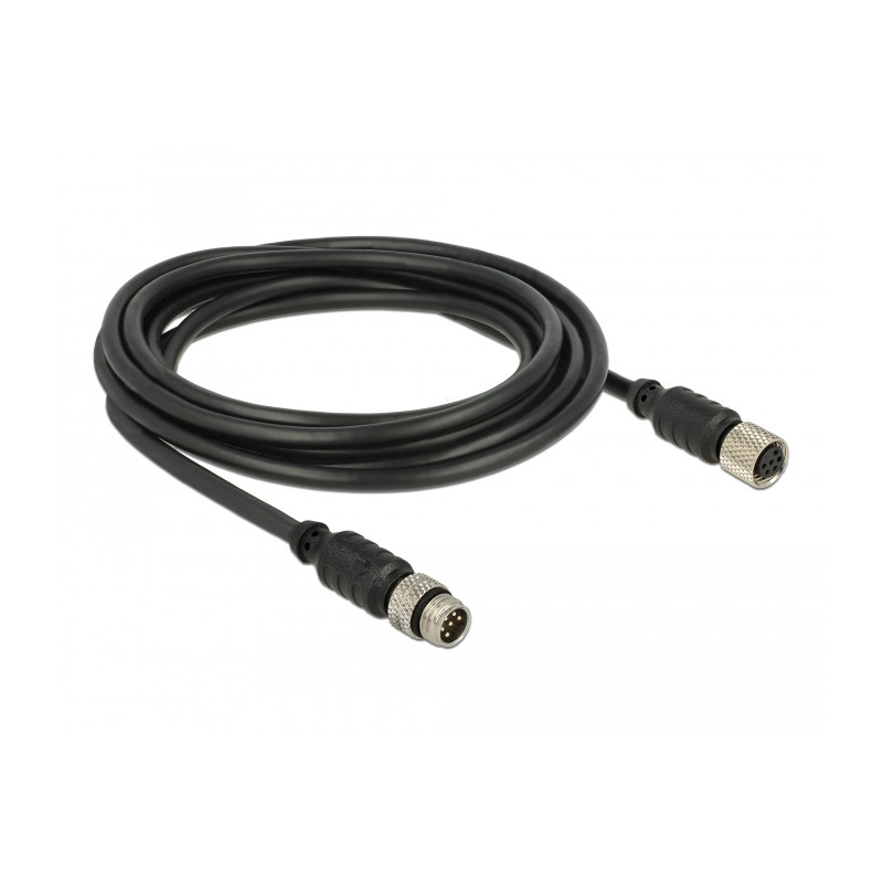 Navilock Verlängerungskabel M8 Stecker - M8 Buchse wasserdicht 3 m für M8 GNSS Empfänger