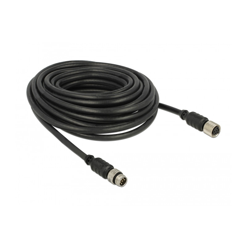 Navilock Verlängerungskabel M8 Stecker - M8 Buchse wasserdicht 10 m für M8 GNSS Empfänger