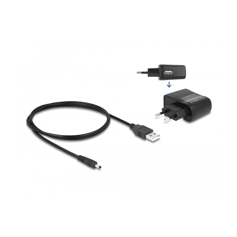 Delock Konverter Ethernet LAN RJ45 10/100 Mbps Buchse zu seriell RS-232 DB9 Stecker mit Muttern