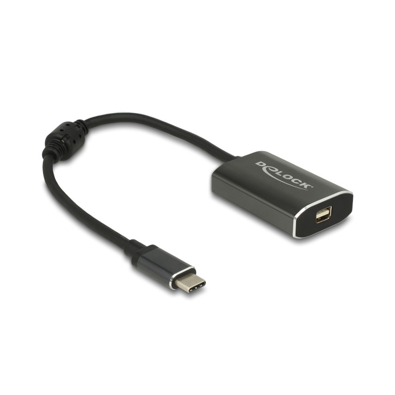 Delock Adapter USB Type-C™ Stecker - mini DisplayPort Buchse (DP Alt Mode) 4K 60 Hz mit PD Funktion