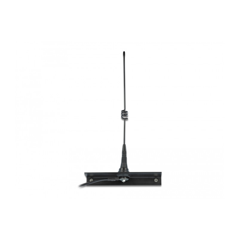 Delock LPWAN 868 MHz Antenne SMA Stecker 3,5 dBi starr omnidirektional mit Anschlusskabel RG-58 C/U 2,5 m outdoor schwarz