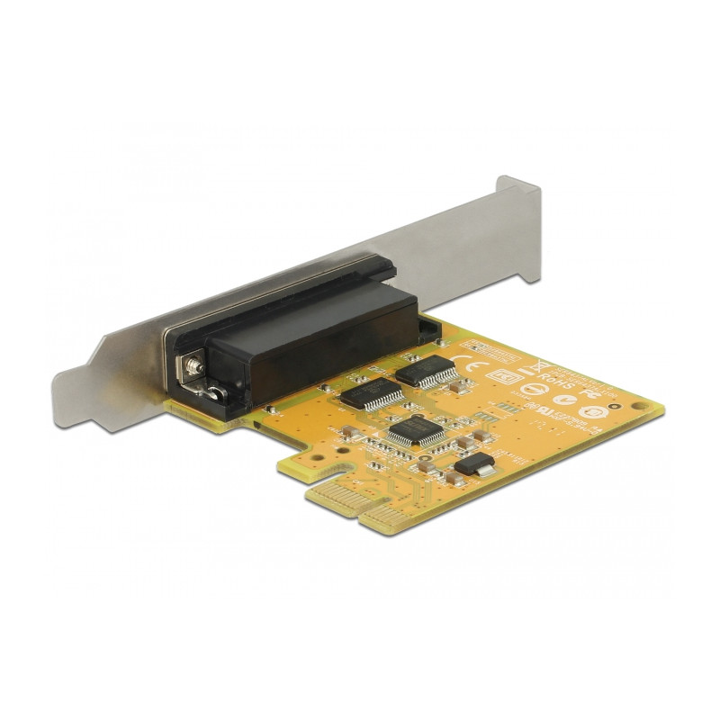 Delock PCI Express x1 Karte zu 2 x Seriell RS-232 High Speed 921K ESD Überspannungsschutz