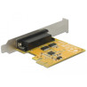 Delock PCI Express x1 Karte zu 2 x Seriell RS-232 High Speed 921K ESD Überspannungsschutz