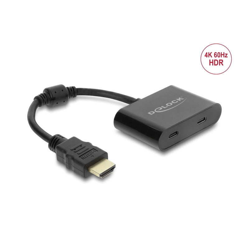 Delock Adapter HDMI Stecker zu USB Type-C™ Buchse (DP Alt Mode) 4K 60 Hz
