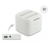 Delock USB Type-C™ 3.2 Dockingstation für 2 x 2.5″ SATA HDD / SSD mit Klon Funktion
