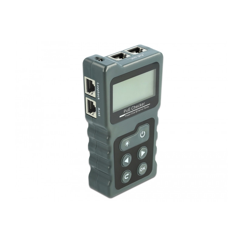 Delock LCD Kabeltester RJ45 / PoE / DC