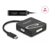 Delock USB Type-C™ Adapter für einen VGA, DVI, HDMI oder DisplayPort Monitor