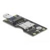 Delock USB 3.0 Konverter Typ-A Stecker zu M.2 Key B mit SIM Slot
