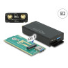 Delock USB 3.0 Konverter für M.2 Key B Modul mit SIM Slot und Gehäuse