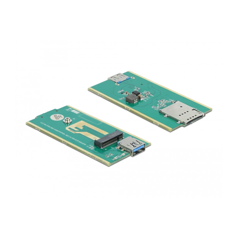Delock USB 3.0 Konverter für M.2 Key B Modul mit SIM Slot und Gehäuse