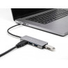 Delock 4 Port USB 5 Gbps Hub mit USB Type-C™ Anschluss – USB Typ-A Buchsen seitlich