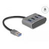 Delock 4 Port USB 5 Gbps Hub mit USB Typ-A Anschluss – USB Typ-A Buchsen oben