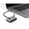 Delock 4 Port USB 5 Gbps Hub mit USB Type-C™ Anschluss – USB Typ-A Buchsen oben