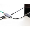 Delock USB 3.2 Gen 1 Hub mit 4 Ports und Gigabit LAN und PD