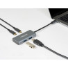 Delock Externer USB 10 Gbps USB Type-C™ Hub mit 2 x USB Typ-A und 2 x USB Type-C™