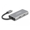 Delock Externer USB 10 Gbps USB Type-C™ Hub mit 2 x USB Typ-A und 2 x USB Type-C™