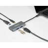 Delock Externer USB 10 Gbps USB Type-C™ Hub mit 3 x USB Typ-A und 1 x USB Type-C™