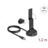 Delock Wi-Fi 6 Dualband WLAN USB Adapter AX1800 (1201 + 574 Mbps)