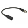 Navilock Anschlusskabel M8 6 Pin Stecker wasserdicht - MD6 Buchse RS-232 0,2 m