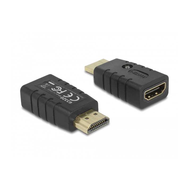 Delock Adapter HDMI-A Stecker - HDMI-A Buchse EDID Emulator