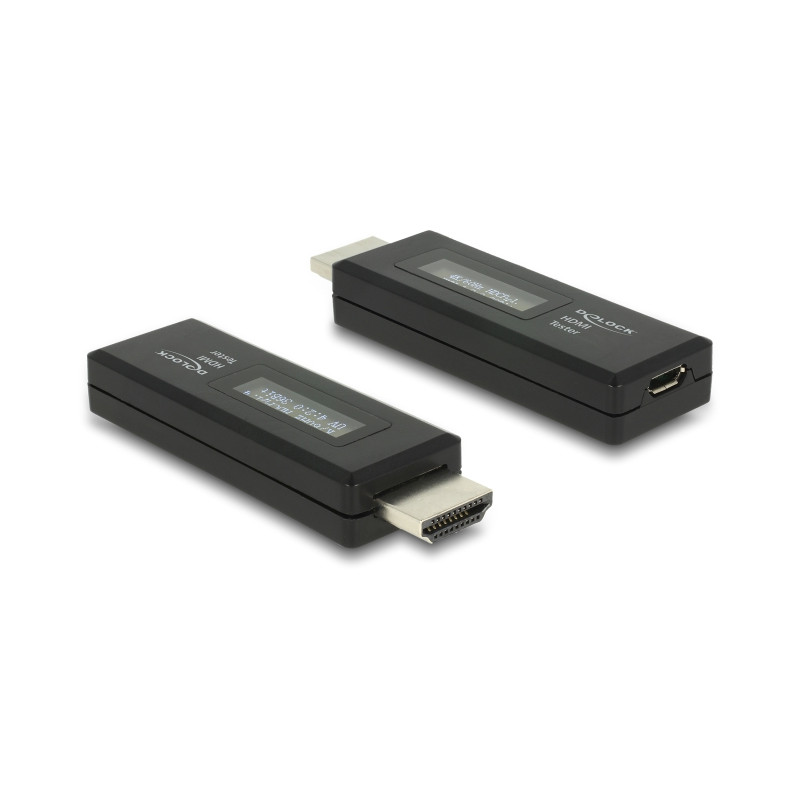 Delock HDMI Tester für EDID Information mit OLED Anzeige