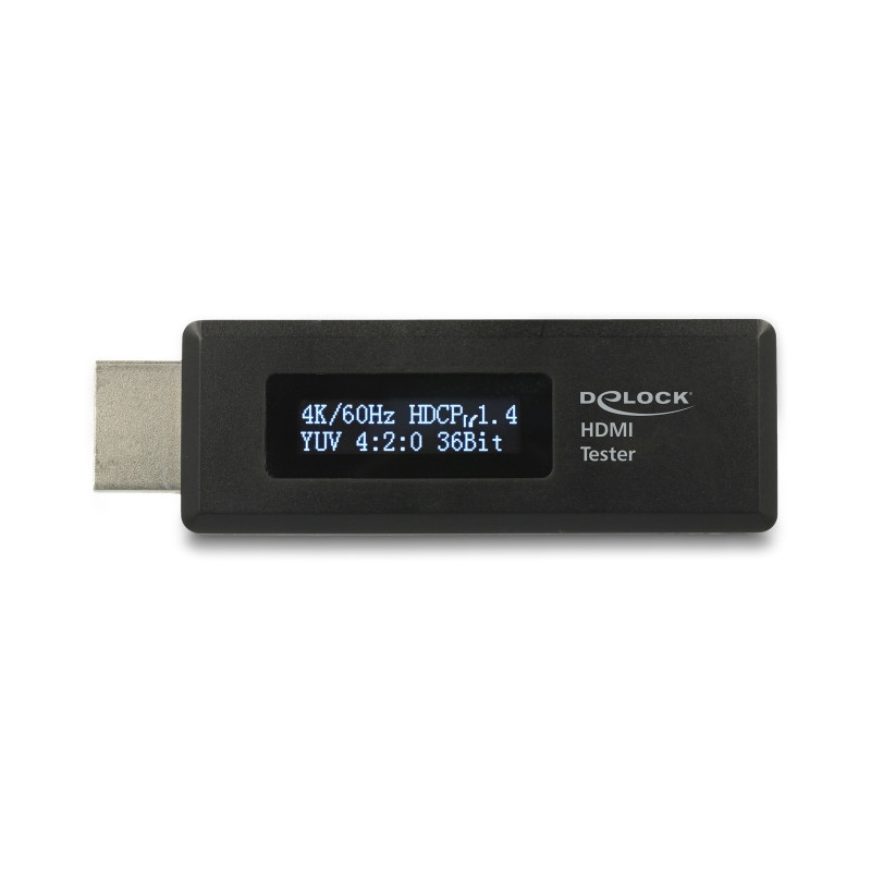Delock HDMI Tester für EDID Information mit OLED Anzeige