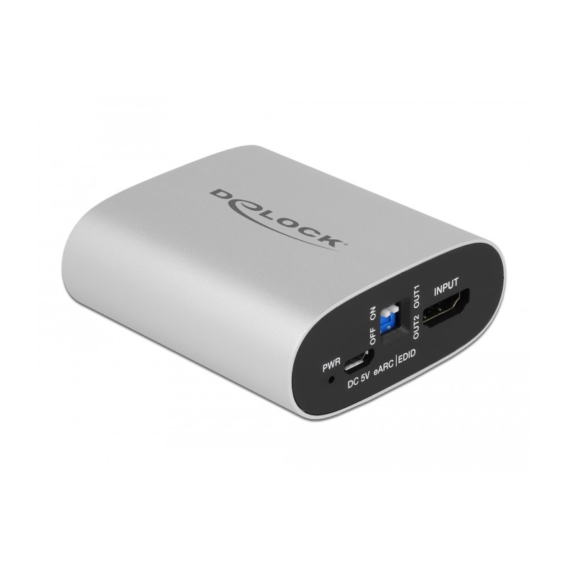 Delock HDMI HD Audio Extractor 4K 60 Hz zu HDMI mit eARC