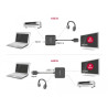 Delock HDMI Audio Extractor 4K 60 Hz kompakt