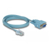 Delock Adapter RS-232 DB9 Buchse - 1 x Seriell RS-232 RJ45 Stecker 1 m