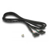 Delock Konverter M.2 Key M Stecker - M.2 Key E Slot für USB und PCIe Module