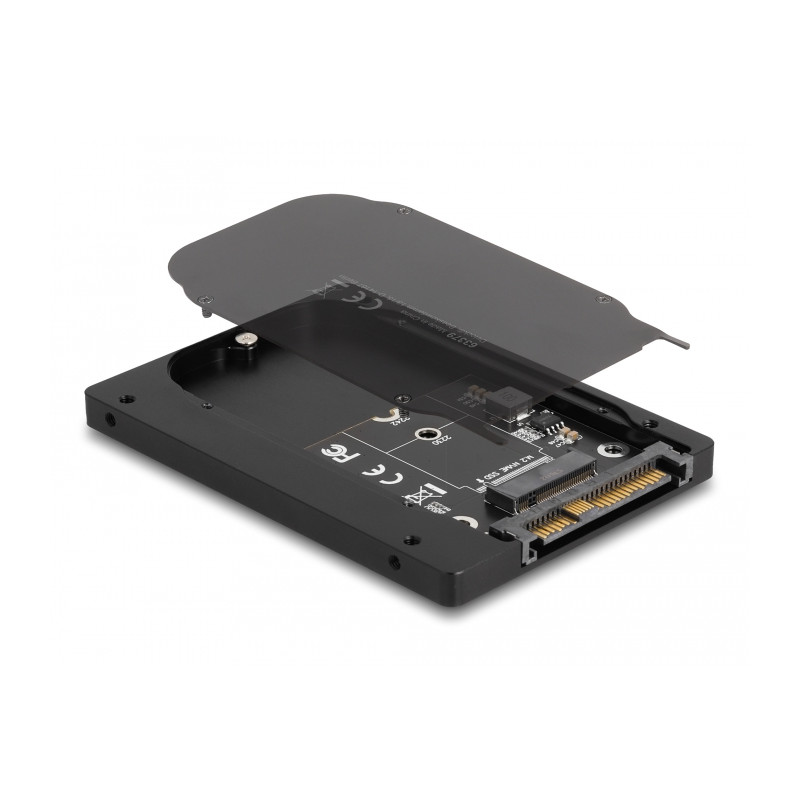 Delock 2.5″ Konverter U.2 SFF-8639 zu M.2 NVMe Key M - 7 mm Höhe