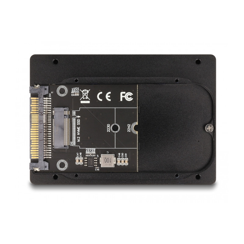Delock 2.5″ Konverter U.2 SFF-8639 zu M.2 NVMe Key M - 7 mm Höhe