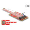 Delock Konverter Mini PCIe - M.2 Key B Slot + Micro SIM Slot
