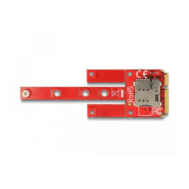 Delock Konverter Mini PCIe - M.2 Key B Slot + Micro SIM Slot