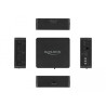 Delock S/PDIF TOSLINK Switch 3 In 1 Out mit IR-Fernbedienung und USB Stromversorgung