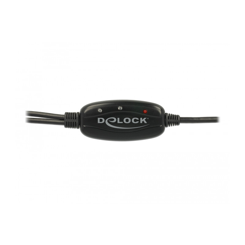 Delock Adapter USB 2.0 Typ-A - 2 x Seriell DB9 RS-232