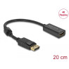 Delock Adapter DisplayPort 1.2 Stecker zu HDMI Buchse 4K Passiv schwarz