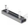 Delock Externer USB 5 Gbps Hub mit 16 Ports + Schalter