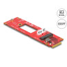 Delock Konverter EDSFF E1.S zu M.2 Key M Slot NVMe