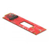 Delock Konverter EDSFF E1.S zu M.2 Key M Slot NVMe