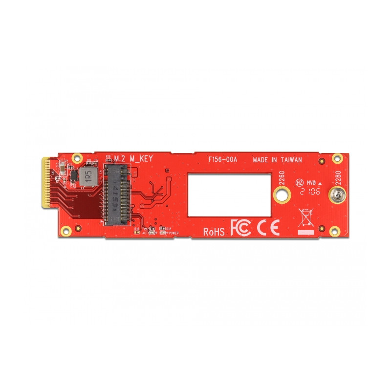 Delock Konverter EDSFF E1.S zu M.2 Key M Slot NVMe