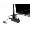 Delock 4 Port USB 5 Gbps Hub mit USB Type-C™ oder USB Typ-A Anschluss