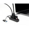Delock 3 Port USB 5 Gbps Hub + SD und Micro SD Card Reader mit USB Type-C™ oder USB Typ-A Anschluss
