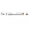 Delock Adapter USB 2.0 Typ-A Stecker - 1 x Seriell RS-232 RJ45 Stecker 1,0 m grau