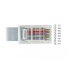 Delock Adapter USB 2.0 Typ-A Stecker - 1 x Seriell RS-232 RJ45 Stecker 1,0 m grau