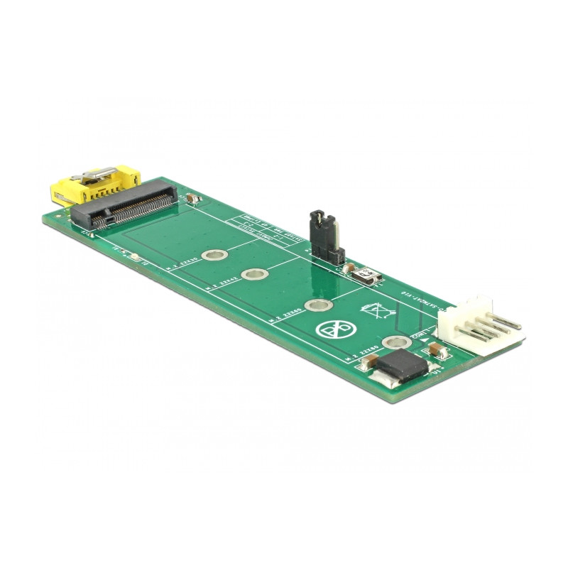 Delock Konverter SATA Pin 8 Power Buchse - M.2 Key B Slot