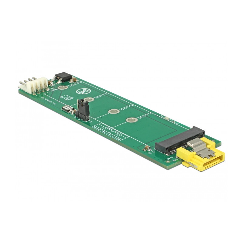 Delock Konverter SATA Pin 8 Power Buchse - M.2 Key B Slot